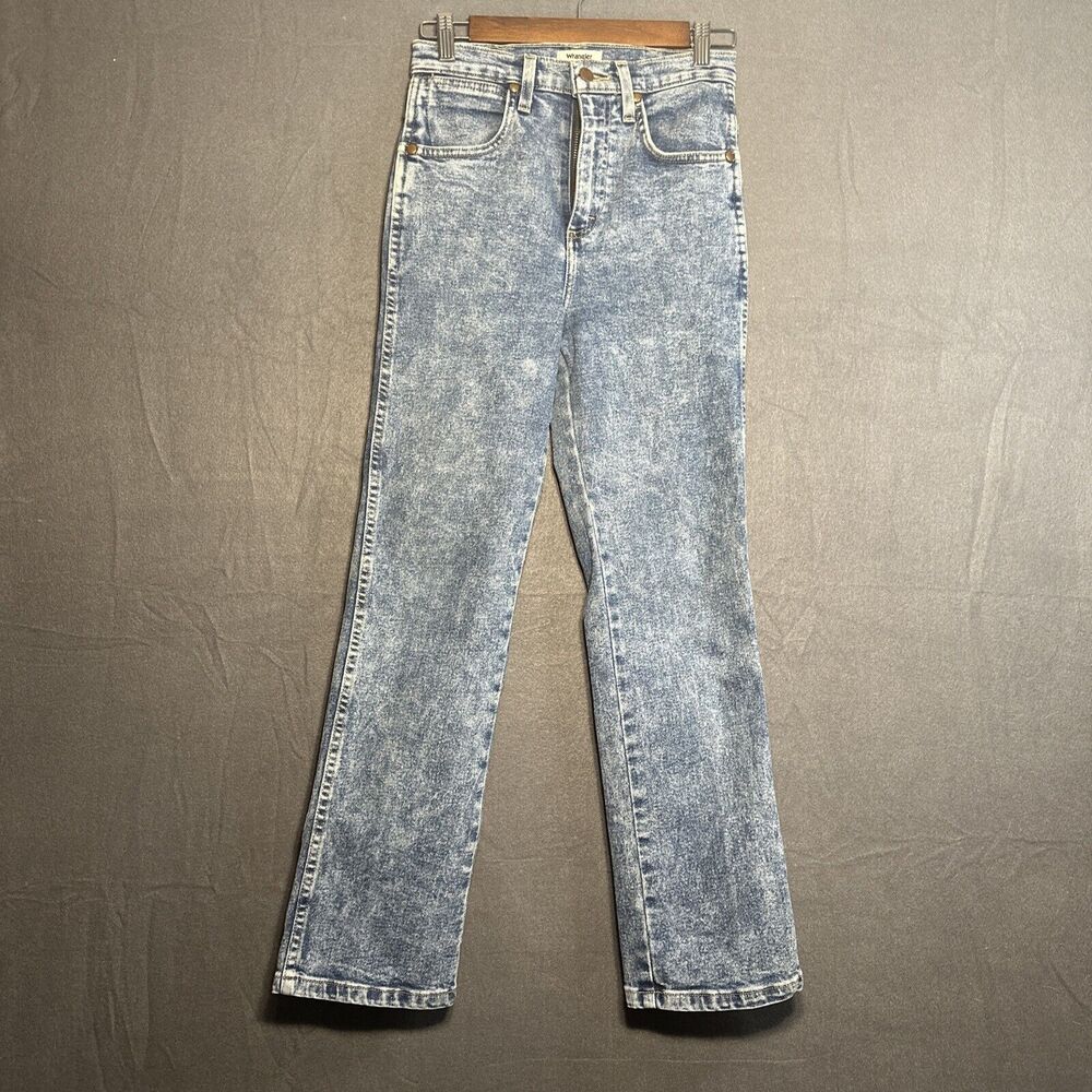 Wrangler Heritage Fit Stretch Womens Jeans Denim Size 28 (Measured W26xL8)